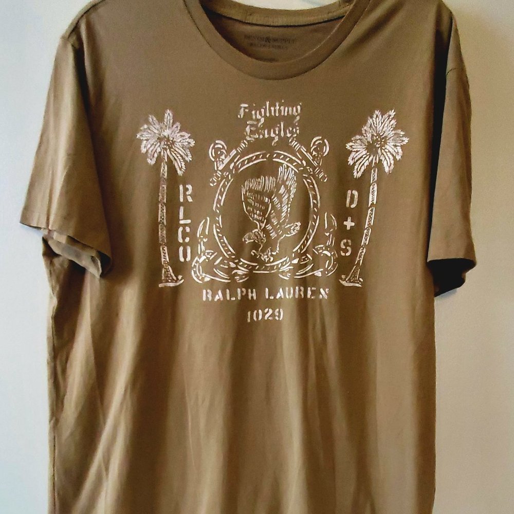 Denim and Supply Army Green Fighting Eagles Tee